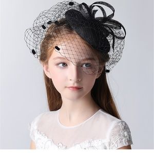 black headwear show party performance jewelry brid